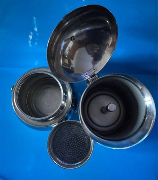 Moka Bialetti 6 tazze acciaio Vintage