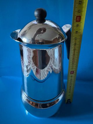 Moka Bialetti 6 tazze acciaio Vintage