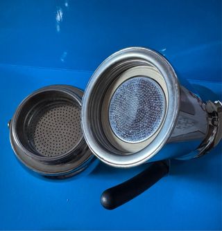 Moka Bialetti 6 tazze acciaio Vintage