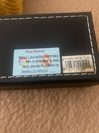 Bolígrafo Real Madrid