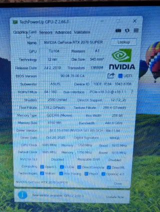 RTX 2070 Super OC 8GB