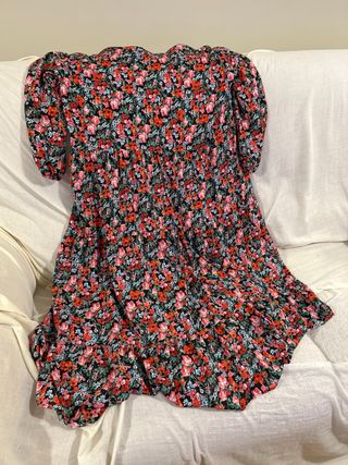 Vestido largo floral Zara talla única