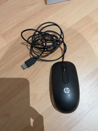 Ratón USB HP Negro