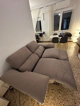 Sofá Relax Eléctrico Premium (220cm) + USB + Arcón