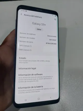 Samsung S9 Plus G965 64GB Azul