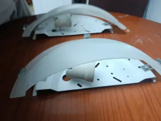 Lámparas de pared de cristal