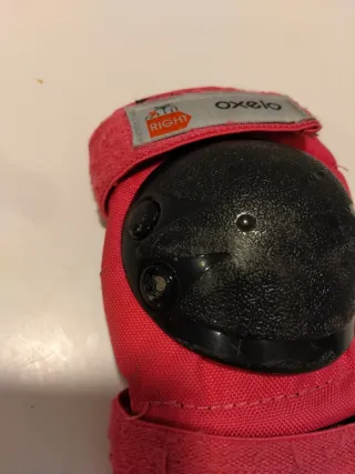 Set Rodilleras y Muñequeras Oxelo Niña