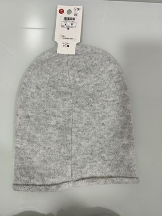 Conjunto gorro y bufanda Lefties gris
