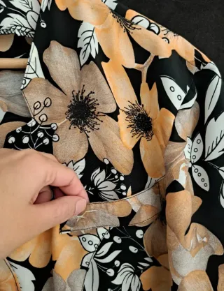 REBAJADA HOY! Blusa vintage estampado floral XL