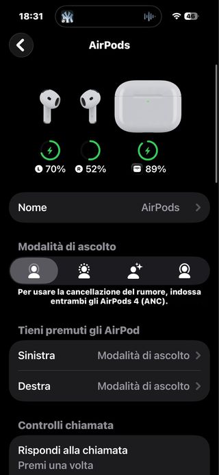 Auricolari wireless bianchi