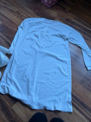 Camisón vintage años 70 blanco algodon