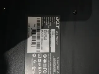 Monitor Acer X223W 22 Negro