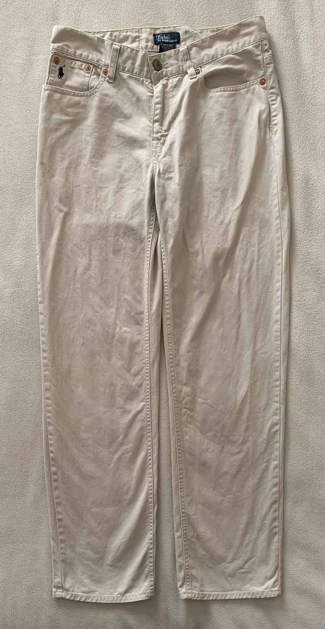 Polo Ralph Lauren Vaqueros Rectos Talla 28 mujer