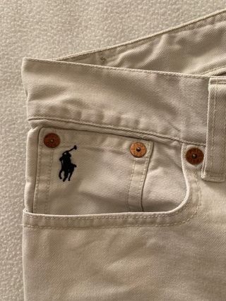 Polo Ralph Lauren Vaqueros Rectos Talla 28 mujer