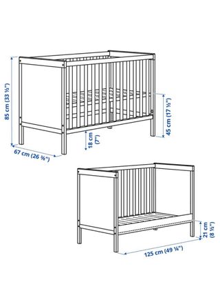 Cuna SUNDVIC Ikea + Colchón