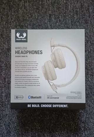 Cascos Fresh 'n Rebel Bluetooth Blancos