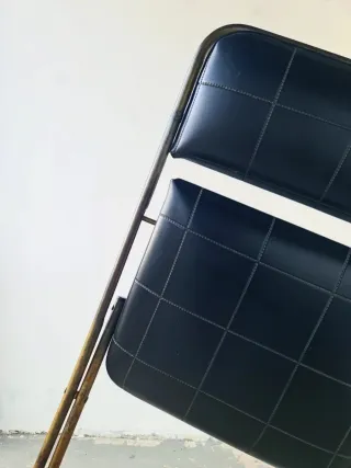 Silla plegable LAFUMA. Francia 70s.