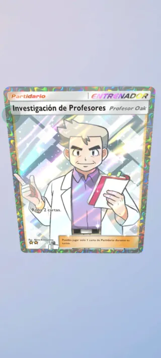Profesor Oak Full Art 2 Estrellas Pokemon TCG