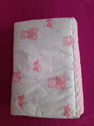 Cambiador de viaje para bebé con ositos