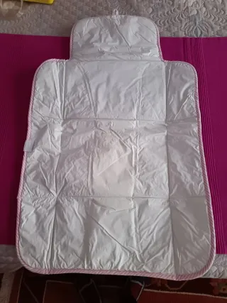 Cambiador de viaje para bebé con ositos