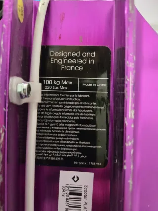 Patinete Oxelo Play6 Morado