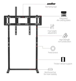 Soporte TV UNHO Suelo Ajustable