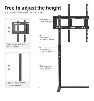 Soporte TV UNHO Suelo Ajustable