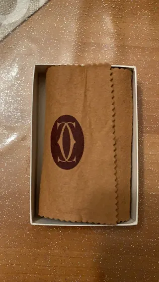 Portachiavi Cartier Must Vintage Pelle, NUOVISSIMO