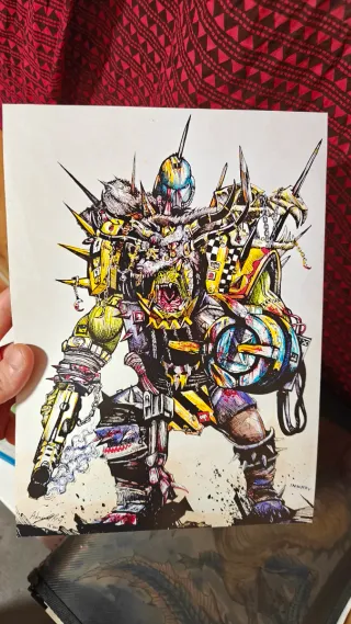 Impresión Warhammer Plastificada