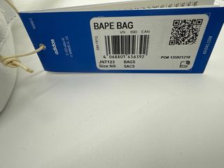 Bandolera Adidas x BAPE Blanca y Dorada