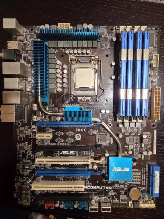 ASUS Motherboard + CPU i7 860 + 8GB DDR3