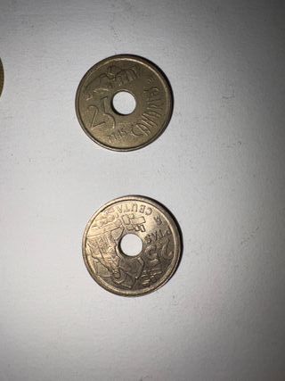 Lote 2 Monedas Pesetas Españolas 1980 y 1982