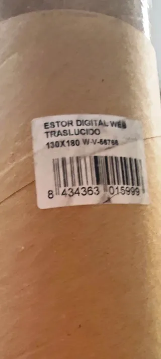 Estor enrollable con diseño abstracto