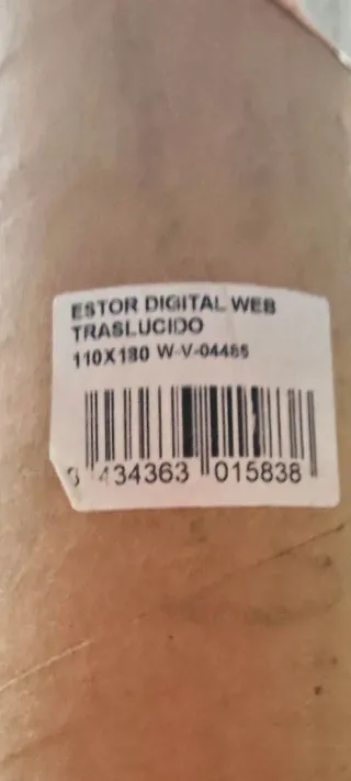 Estor enrollable con diseño abstracto