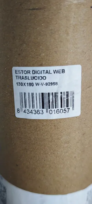 Estor enrollable con diseño abstracto