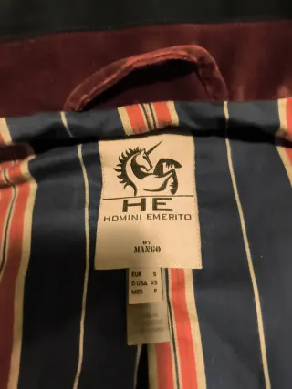 Abrigo Hombre Mango Homini Emerito Teal