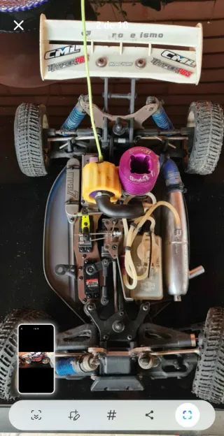 Carro RC a gasolina Hyper BBS