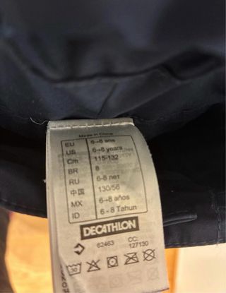 Pantaloni sci Wed'ze blu