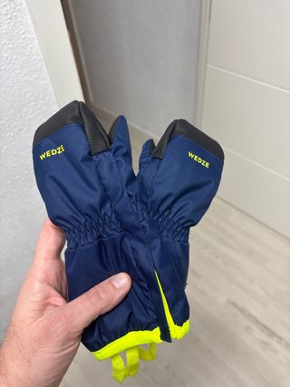 Manoplas esquí Wedze azul niño 3 años