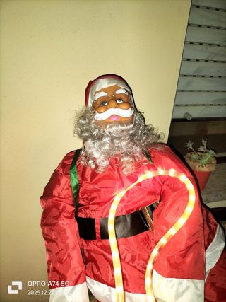 Pupazzo Babbo Natale illuminato