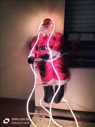 Pupazzo Babbo Natale illuminato