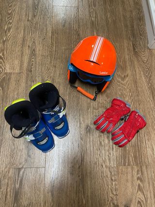 Equipacion esquí para niño de 5 a 7 años