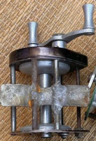 Carrete de pesca vintage