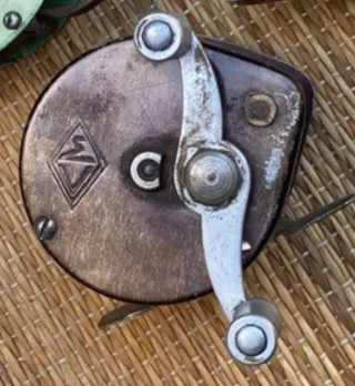 Carrete de pesca vintage