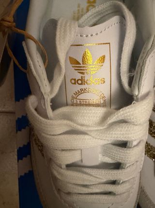 Adidas Samba OG Glitter Doradas Talla 39