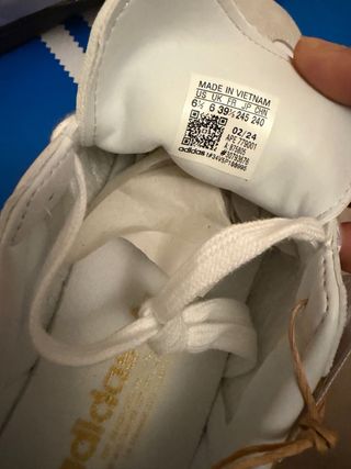 Adidas Samba OG Glitter Doradas Talla 39