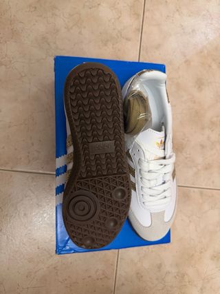 Adidas Samba OG Glitter Doradas Talla 39