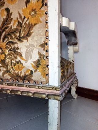 Butaca Vintage Luis XV Madera Maciza