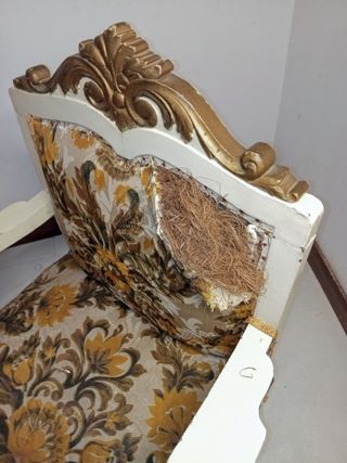 Butaca Vintage Luis XV Madera Maciza