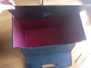 Valigetta vintage rigida nera NordMende Spectra